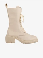 Beige women's leather boots Högl Louise - Women's