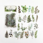 40 Pieces /Pack Colorful Summer Flower and Plants Diary DIY Decoration Sticker for Album Notebook