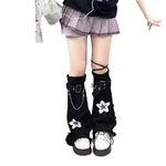 Harajuku Lolitas Leg Warmers Gothic Punk Denims Long Socks Leggings Gaiters