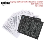 Computer Reference Keyboard Shortcut Sticker Adhesive For Windows PC Laptop Desktop For Lightroom Shortcut For Macbook Shortcut