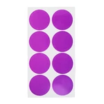8pcs Per Sheet UV Sensitive Stickers Sunburns Alert Patches Color Change Paper