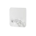 Transparent Power Plug Hook Adhesive Storage Hooks Wire Plug Bracket Hooks Two-Phase Plug Can Be Stored