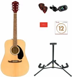 Fender FA-125 Dreadnought Acoustic Pack WN Natural Guitarra acústica