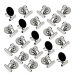 20 Pack Magnetic Clips,Scratch-Free Refrigerator Strong Magnet Clips,Binder Clips Paper Clamps,Whiteboard Magnets Clips