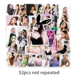 10/52PCS Singer Ariana Grande Stickers Laptop Guitar Luggage Skateboard Bike Car Waterproof Cool Sticker Decal Kid Classic Toys