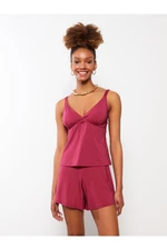 LC Waikiki V-Neck Plain Women's Swimwear Set