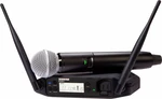 Shure GLXD24+E/SM58-Z4 2,4 GHz-5,8 GHz Conjunto de micrófono de mano inalámbrico