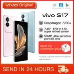 Original VIVO S17 5G Mobile Phone 6.78 Inch Snapdragon 778G Plus Octa Core 80W SuperFlash Charge 50M Triple Camera NFC