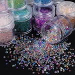 10ml Mixed Glass Beads Epoxy Resin Filling Accessories Crystal Water Bubble Balls Resin Shaker Filler DIY Pendant Jewelry Making