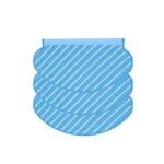 3pcs/lot Robot Vacuum Cleaner Mop Cloth Rags for yeedi 2 hybrid K750 Robotic Vacuum Cleaner Spare Parts Accessories Replacement