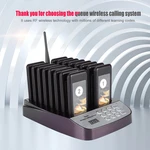 SU-66 1 to 16 Wireless Pager Waiting System Restaurant Queuing Calling System 100-240V hot