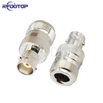 1pcs N Female to BNC Female Jack Connector Nickel Plated Brass Straight 50ohm RF Coaxial Adapter