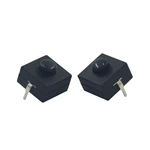 10pcs YT-1212-112 Flashlight Button Switch 2Pin Latching ON OFF Lock YT1212