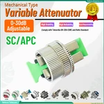 2pcs High Precision AB232 SC/APC - SC/APC Adjustable Decay Attenuator 0-30dB Variable Fiber Optic Variable Attenuator