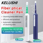 One-Click Fiber Optic Connector Cleaner Tools for 2.5mm SC ST FC and 1.25mm LC Connector