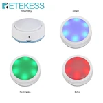 Retekess 1Pcs TM101 Wireless Call Button Answer Buzzer For Intelligent Responder Knowledge And Debate Contest Answer Buzzer