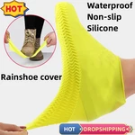 Non-Slip Silicone Rain Boots High Elastic Wear-Resistant Unisex Waterproof Shoe For Outdoor Rainy Day Reusable Shoe Cover