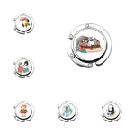 Foldable Purse Hook for Women's Table Handbag Storage Folding Decor Table Hook Hayao Miyazaki animeToroto