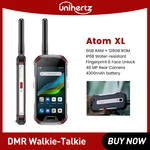 Unihertz Atom XL Rugged Mobile Phone DMR Walkie-Talkie IP68 Waterproof 6GB 128GB Android 10 48 MP 4300mAh NFC 4G Cellphone
