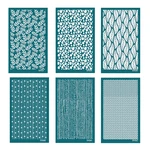 Waterdrop Silk Screen Stencils for Clay Printing Earrings Jewelry Decor Reusable