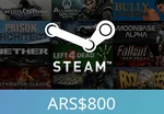Steam Gift Card 800 ARS AR Activation Code