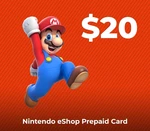 Nintendo eShop Prepaid Card $20 CA Key