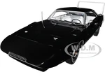 1969 Dodge Charger Daytona X9 Black with White Interior and Tail Stripe "American Muscle" Series 1/18 Diecast Model Car by Auto World