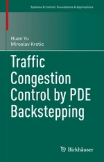 Traffic Congestion Control by PDE Backstepping