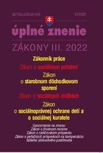 Aktualizácia III/8 2022 – Zákonník práce