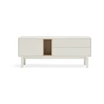 Biała szafka pod TV 140x56x40 cm Corvo – Teulat