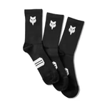 Cyklo ponožky FOX 6" Ranger Sock Prepack 3 páry  Black  L/XL (43-45)
