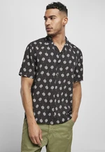 Viscose Resort Shirt Black Blossom