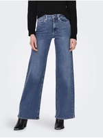Niebieskie jeansy damskie szerokie ONLY Madison - Kobiety