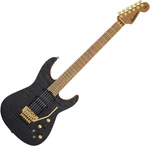 Jackson USA Phil Collen PC1 Satin Flame MN Transparent Black Elektrická gitara