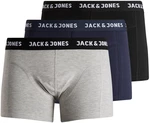 Jack&Jones 3 PACK - pánské boxerky JACANTHONY 12160750 Black - Blue nights - LGM XL