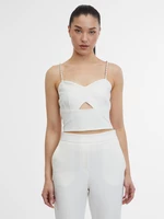 Krémový dámsky crop top ORSAY