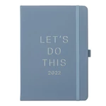 Planer Busy B Goals Diary Periwinkle