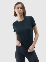 Dámské trekové tričko s Merino vlnou - černé