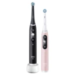 ORAL-B iO-6 Černý a růžový elektrický zubní kartáček 2 ks