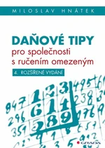 Daňové tipy pro společnosti s ručením omezeným - Miloslav Hnátek