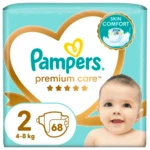 PAMPERS Premium Care S2, 4-8 kg 68 ks