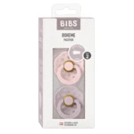 BIBS Boheme dudlíky z přírodního kaučuku Blossom / Dusky Lilac 2 ks
