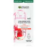 Garnier Skin Naturals Ampoule Sheet Mask plátenná maska s hydratačným a revitalizačným účinkom 15 g