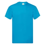 Blue Men's T-shirt Original Fruit of the Loom