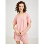 Světle růžové dámské pyžamo Diesel - Dámské