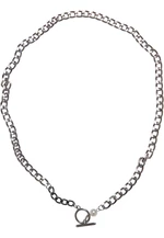Pearl necklace - silver colors