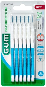 Gum Medzizubné kefky BI-DIRECTION modrý 0,9 mm 6 ks
