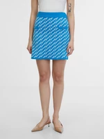 Orsay Modrá dámská svetrová sukně - Dámské