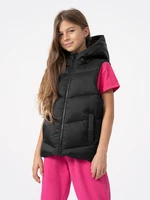 Girls' quilted vest
