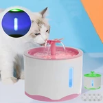 2.6L Intelligent Cat Water Dog Water Dispenser Feader Flowing Fountain for Pet Filters Drinker With Luminous LED Silent